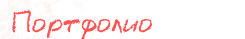 Портфолио Портфолио